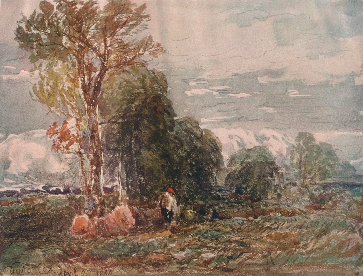 A favágó, 19. század, 1911 alkotó: David Cox the elder