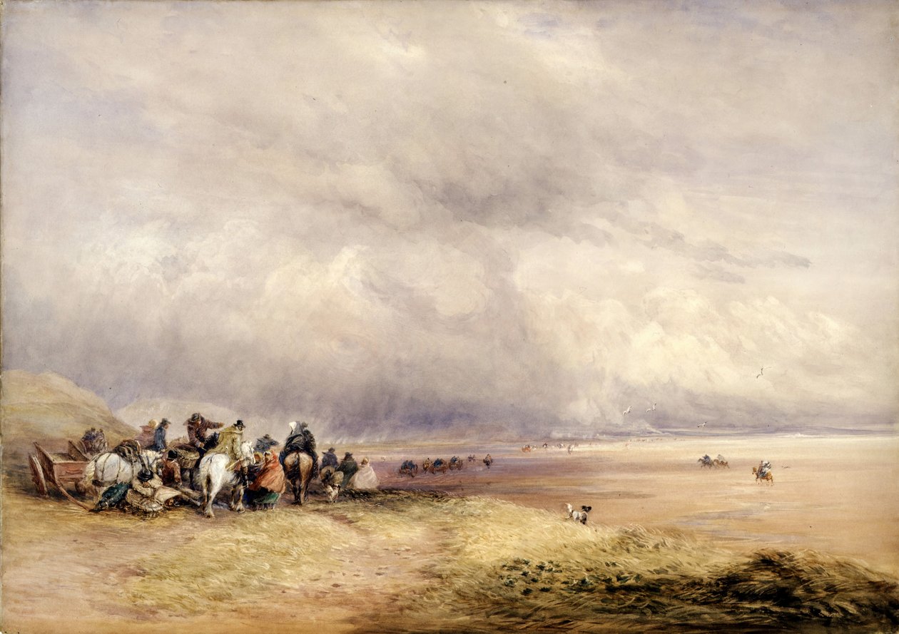 Ulverston Sands, 1835. alkotó: David Cox the elder