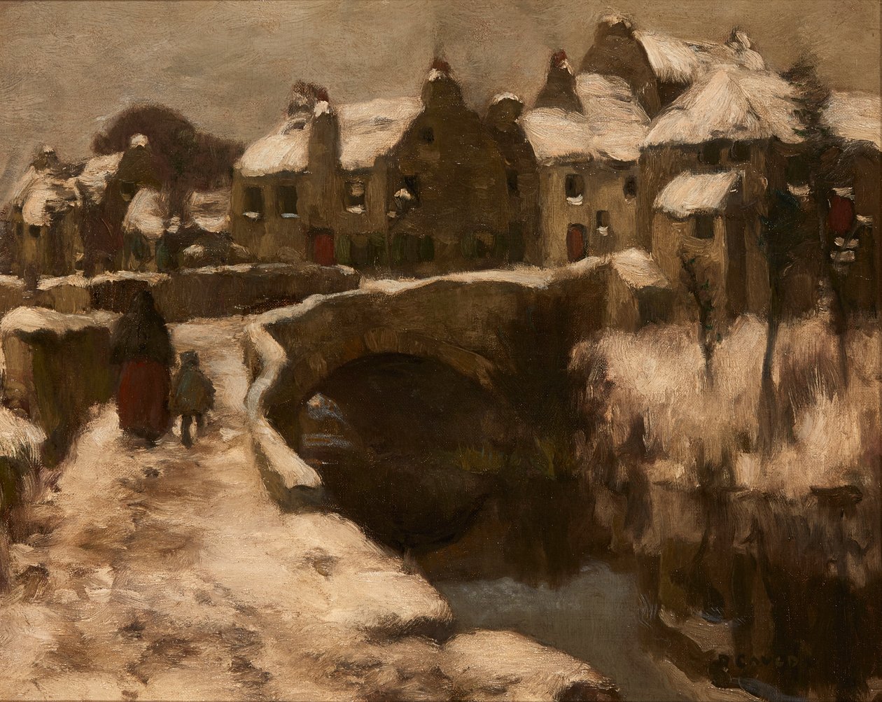Dunlop, tél (olaj, vászon) alkotó: David Gauld