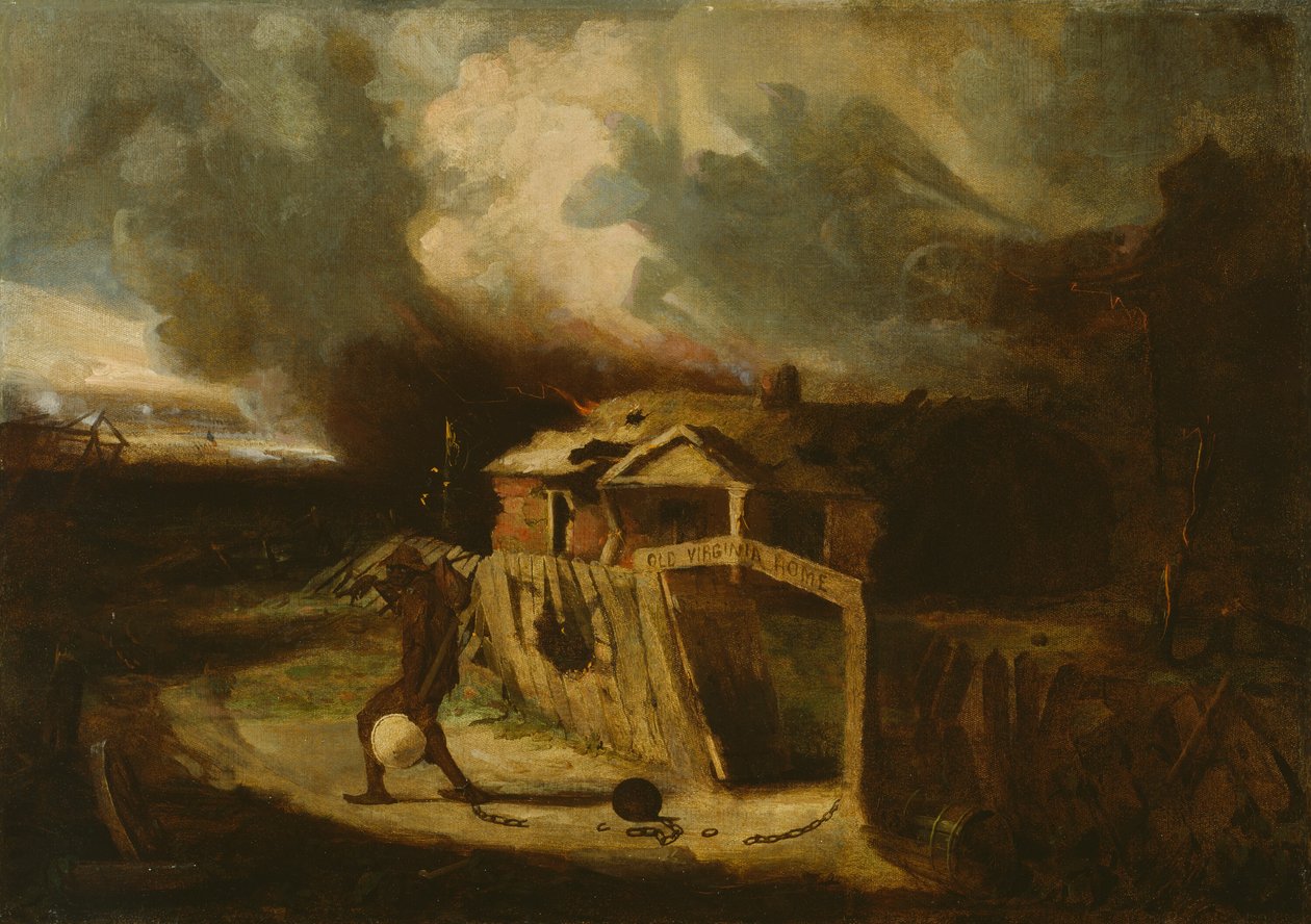 Old Virginia Home, 1864. alkotó: David Gilmour Blythe