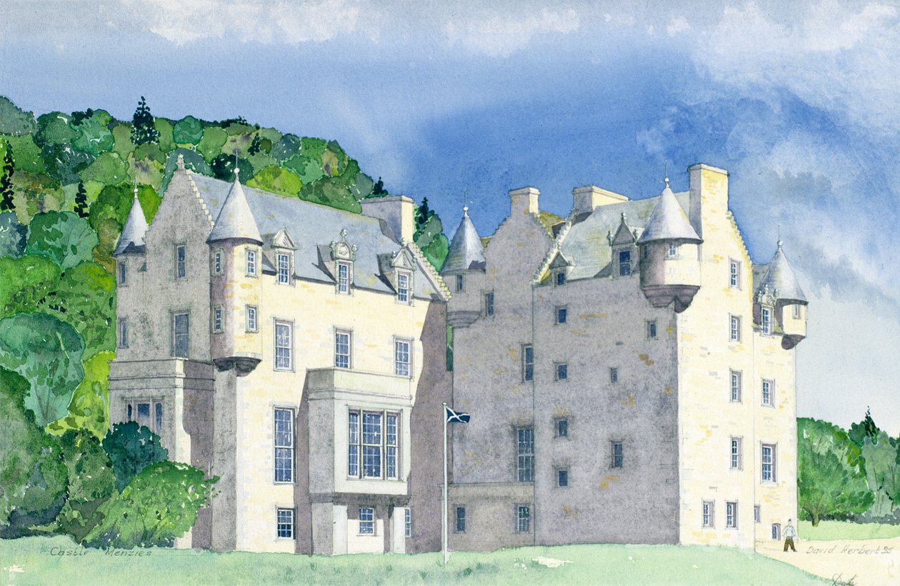 Castle Menzies, 1995 (wc) alkotó: David Herbert