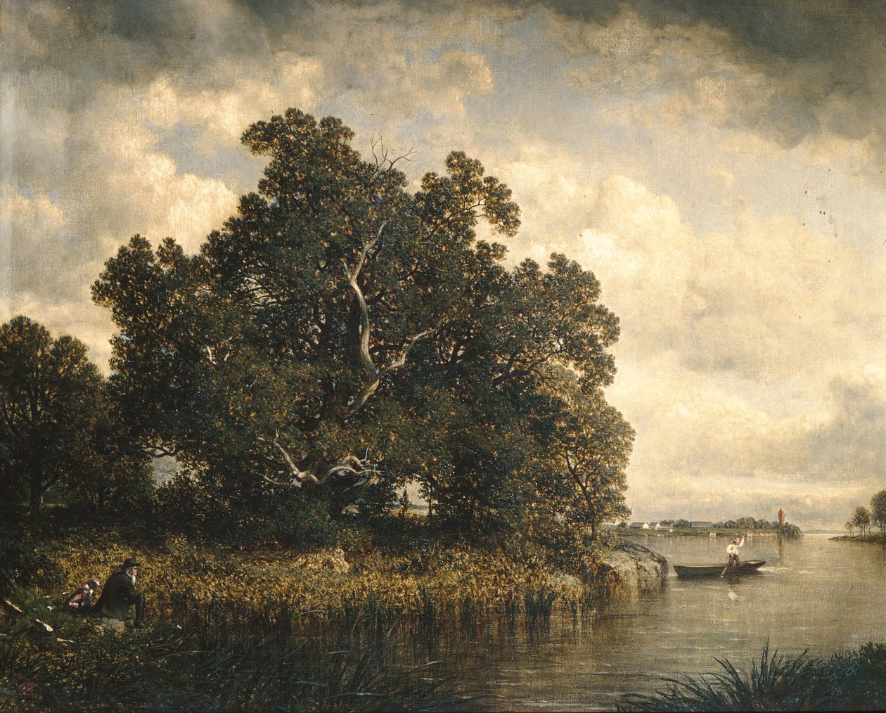 Bayside, New Rochelle, New York, 1886. alkotó: David Johnson