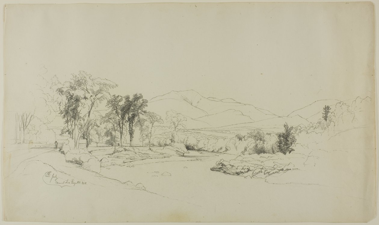 Július - Mount Lafayette, N.H. alkotó: David Johnson