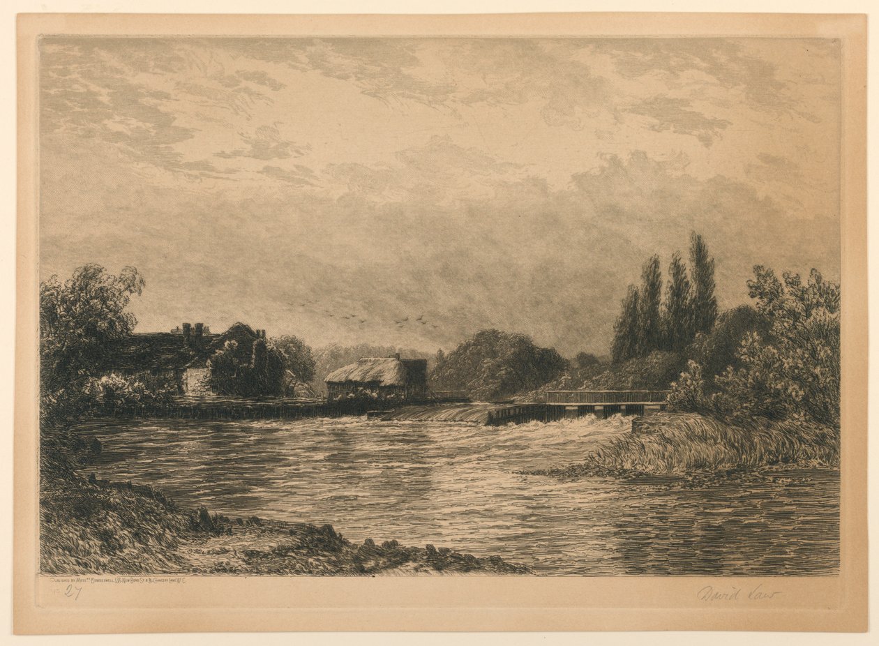 Pangbourne Weir alkotó: David Law