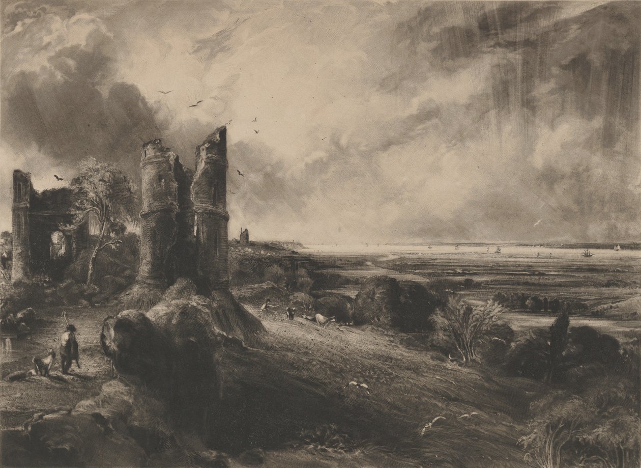 Hadleigh-kastély: Large Plate, 1830-32. alkotó: David Lucas