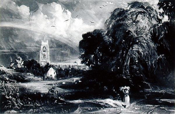 Stoke-by-Nayland, Constable után (metszet) alkotó: David Lucas