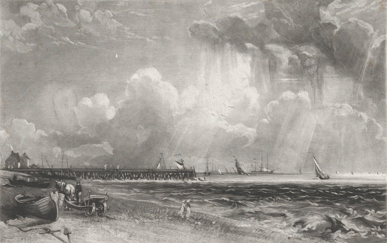 Yarmouth, Norfolk, 1832. alkotó: David Lucas