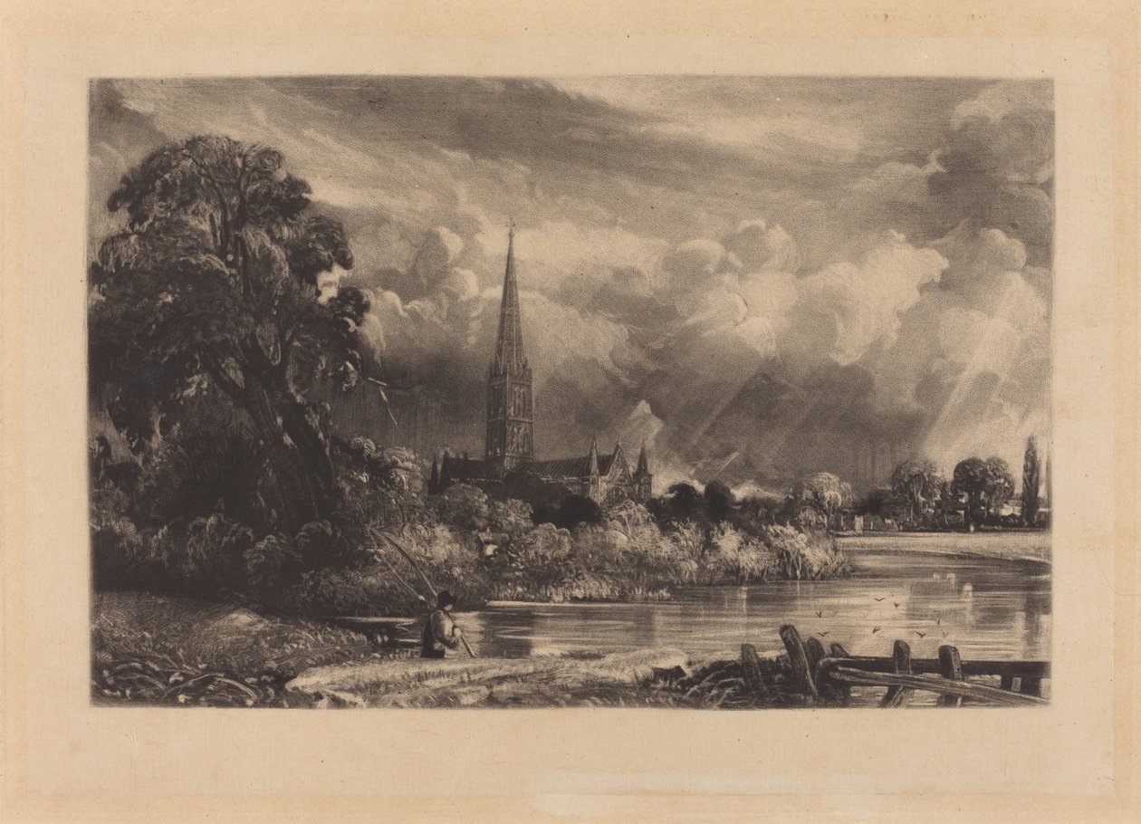 Salisbury katedrális alkotó: David Lucas after John Constable