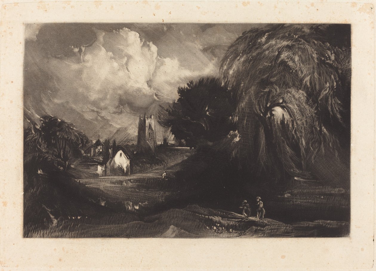 Stoke-by-Nayland alkotó: David Lucas after John Constable