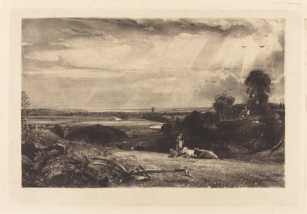 Nyári Reggel alkotó: David Lucas after John Constable