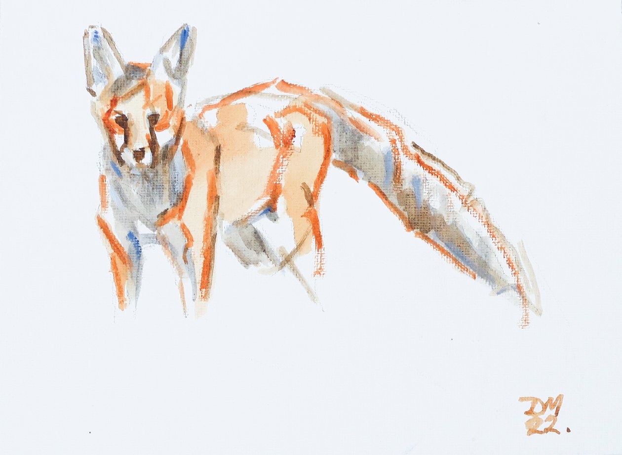 Red Fox, 2022 (olaj, vászon) alkotó: David Mayer