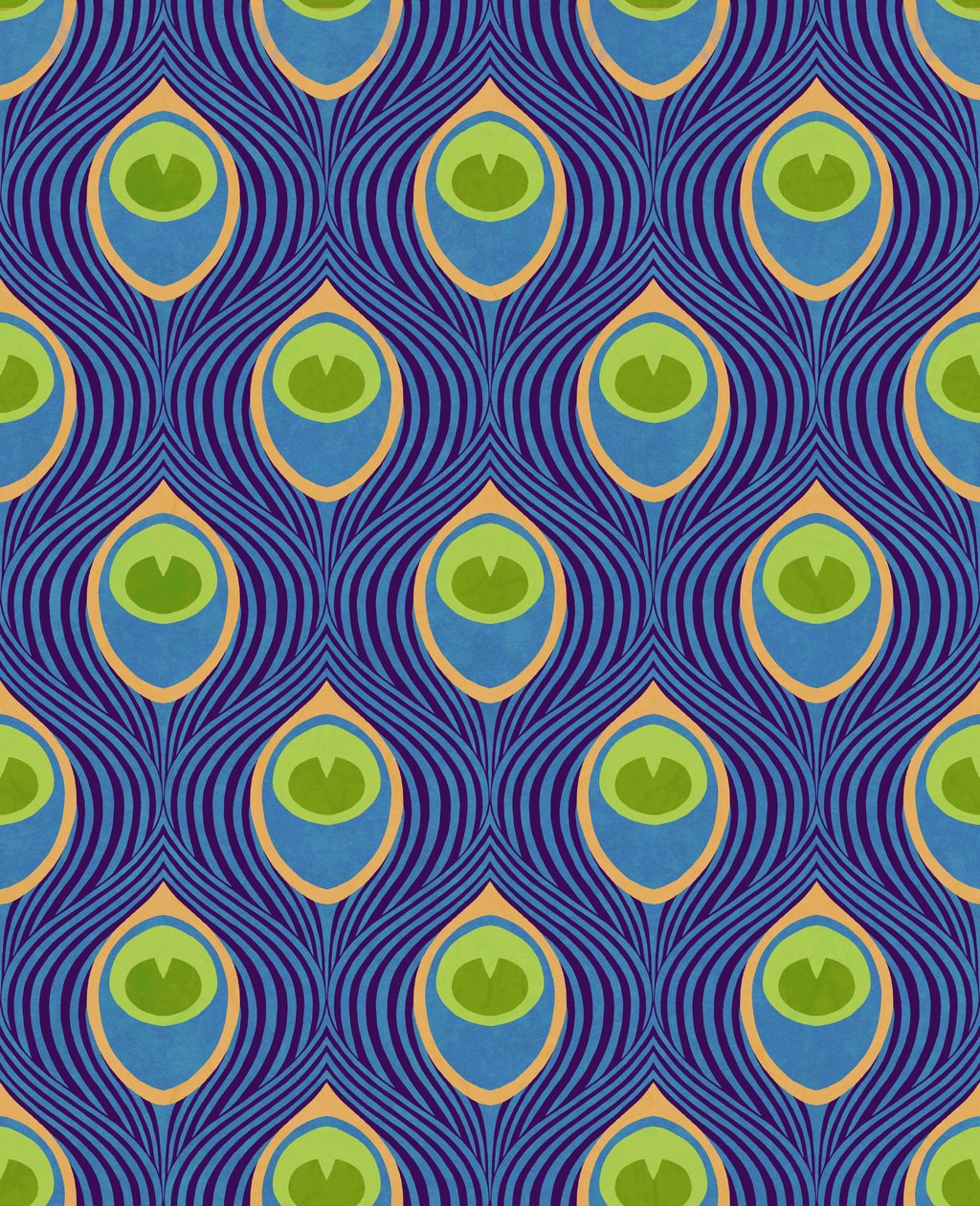 Peacock Blue, 2019 (digitális vegyes technika) alkotó: David Newton