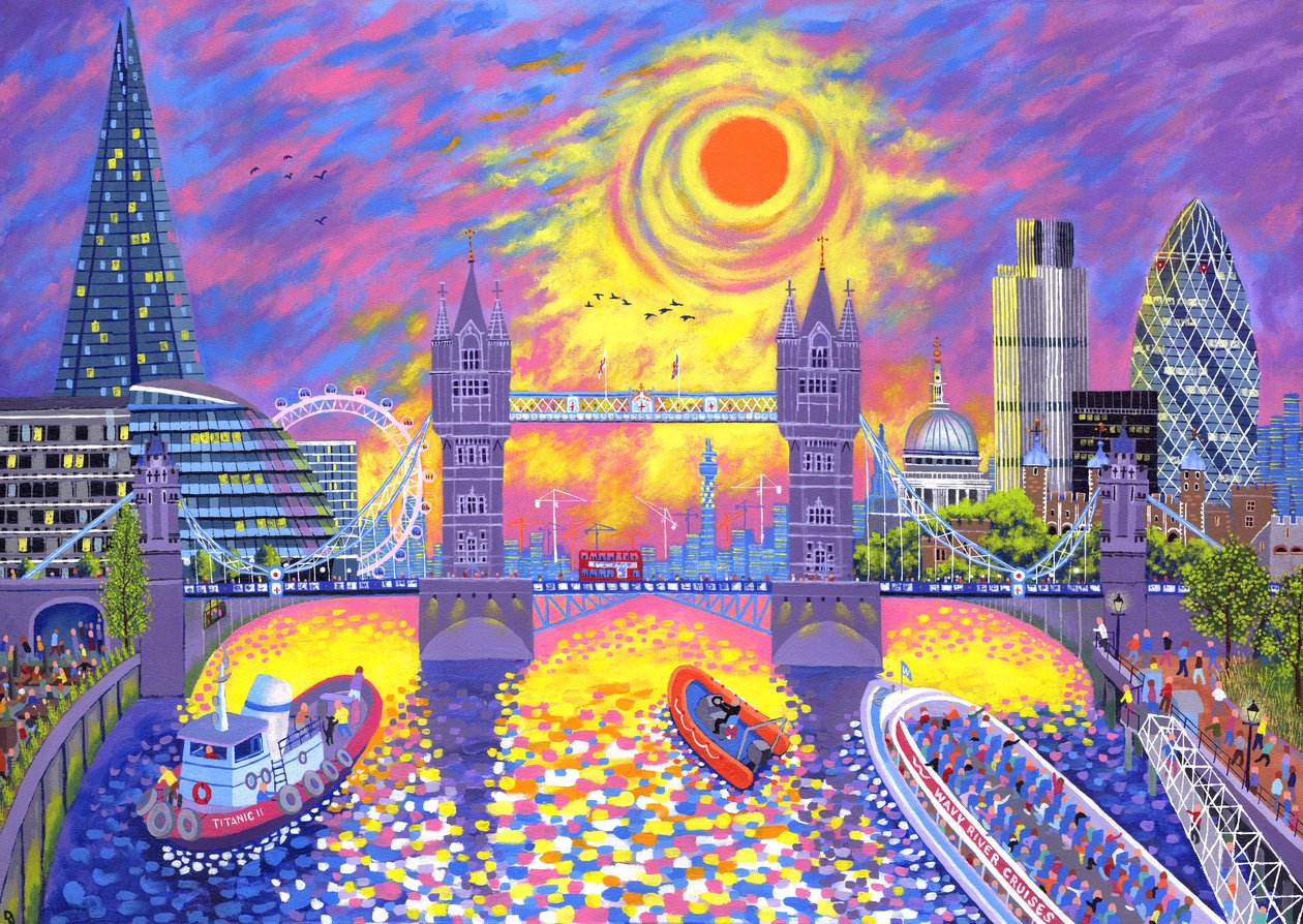 Naplemente:Pool Of London, 2013 alkotó: David Newton