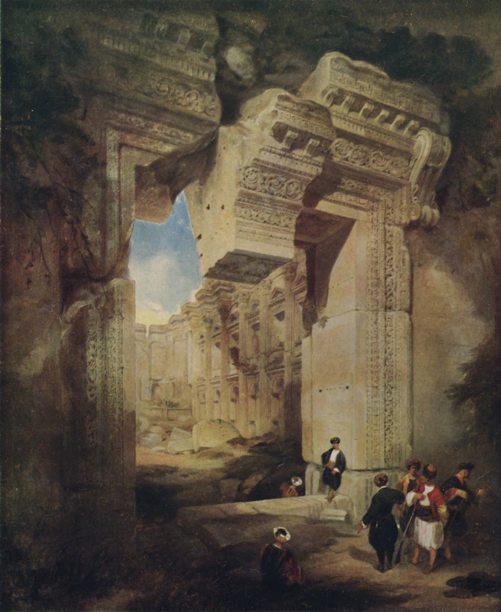 Baalbec, 1841, 1922. alkotó: David Roberts