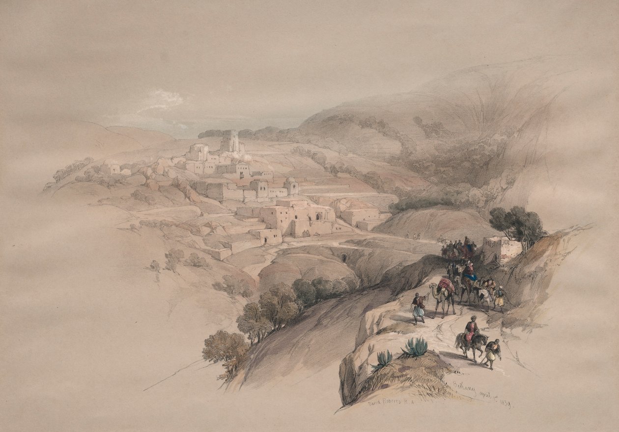 Bethany, 1839. alkotó: David Roberts