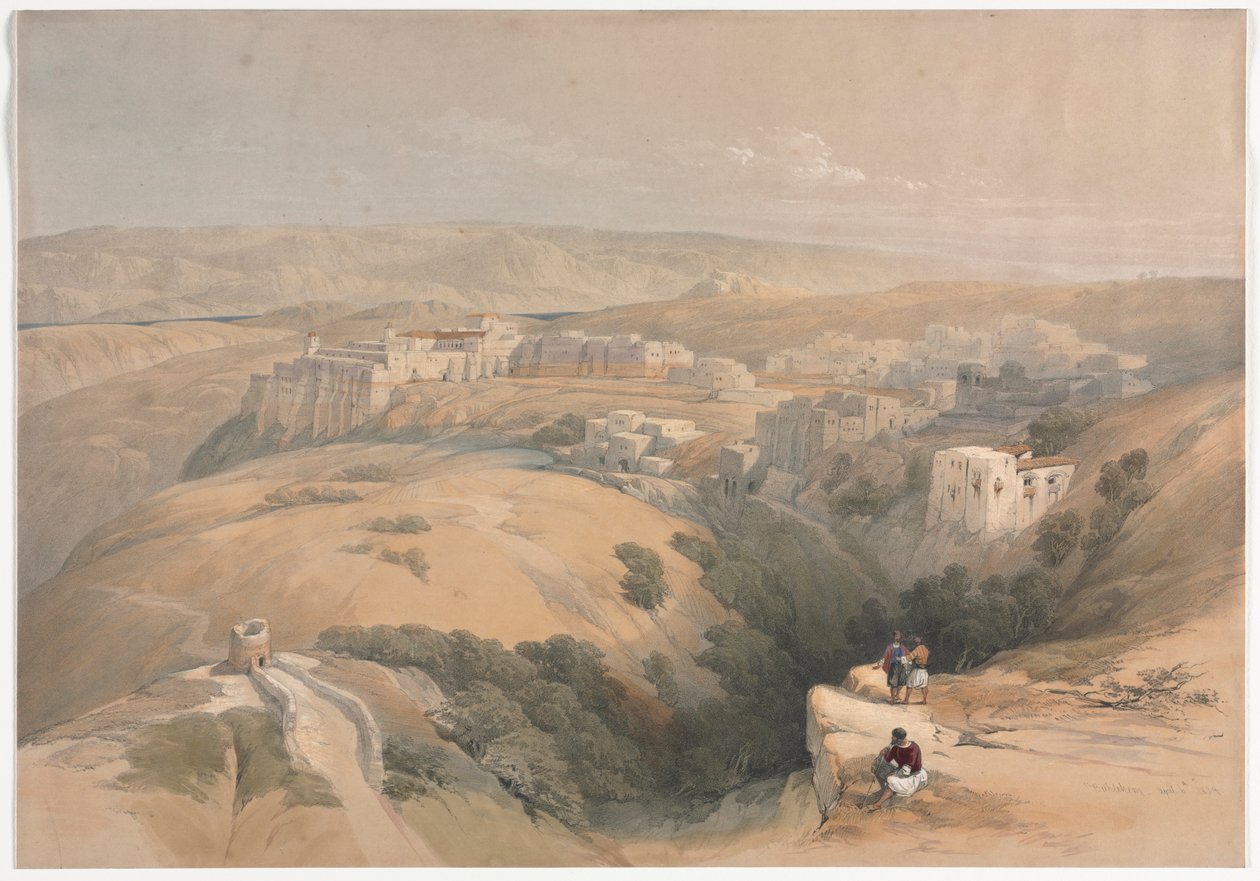 Betlehem, 1839. alkotó: David Roberts