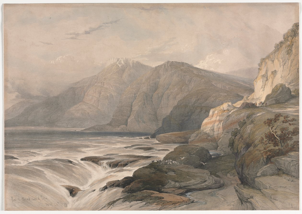 Szíria partja, 1839. alkotó: David Roberts