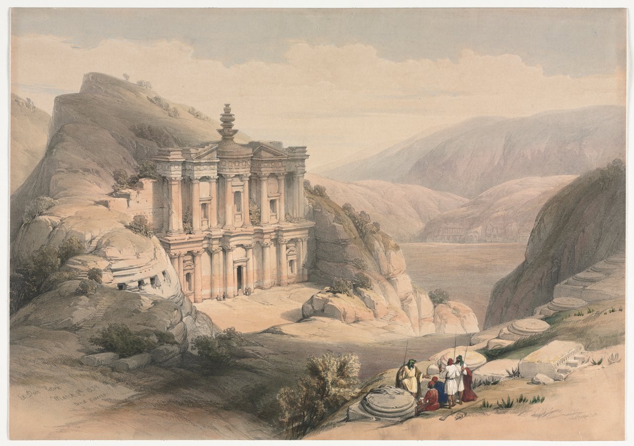 A Deir Petra alkotó: David Roberts