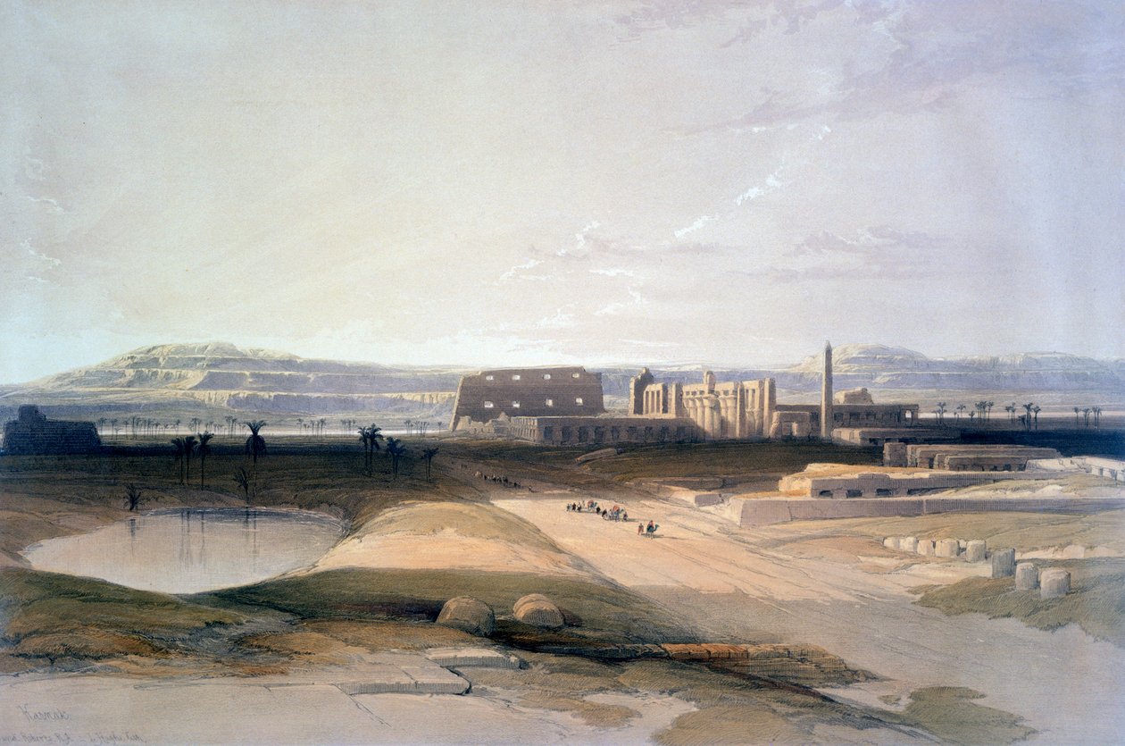 Karnac, 19. század alkotó: David Roberts