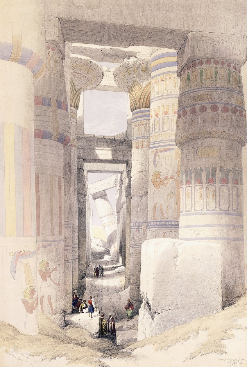 Karnac, 1838. november 27., 1842-1849 alkotó: David Roberts
