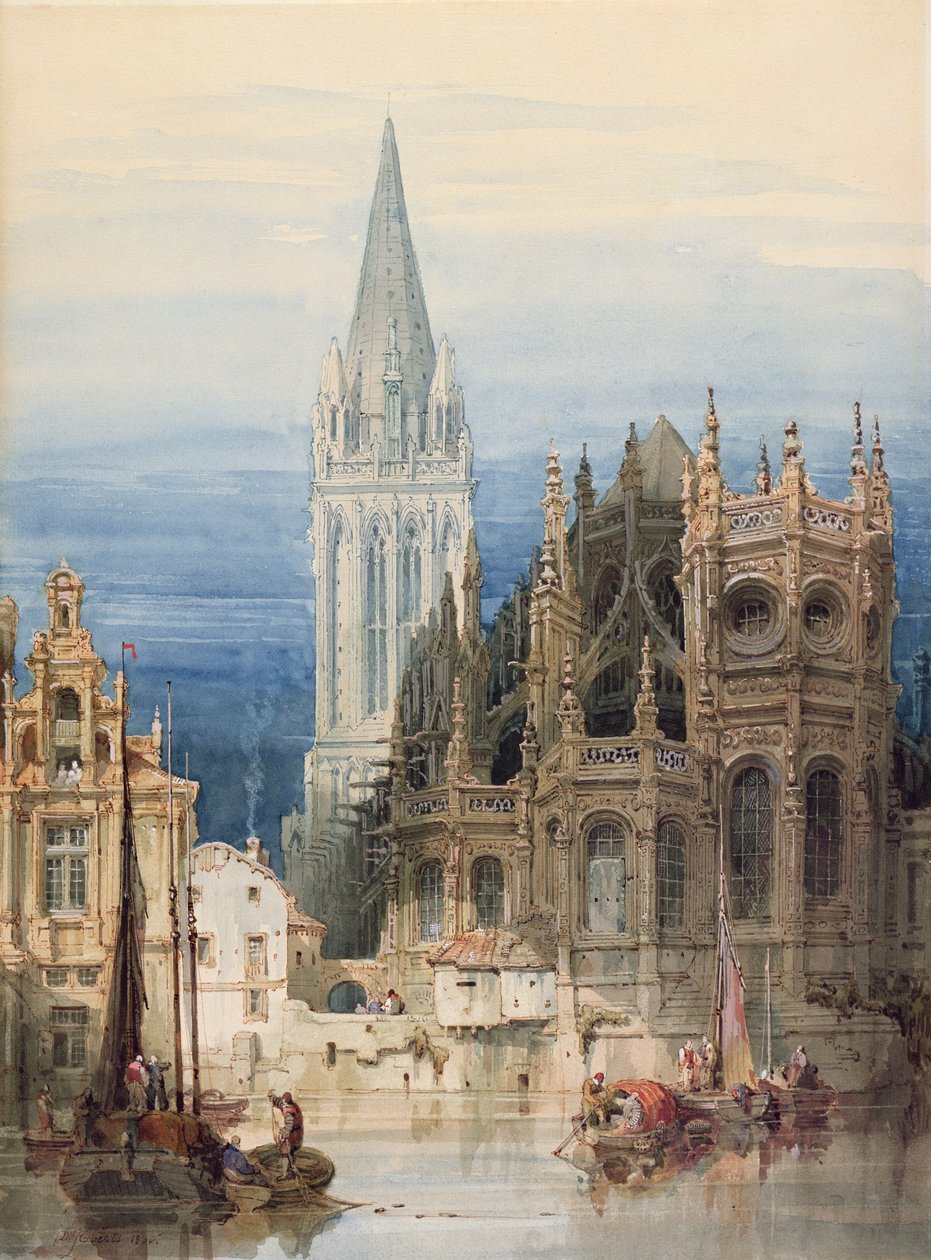 St. Pierre, Caen alkotó: David Roberts