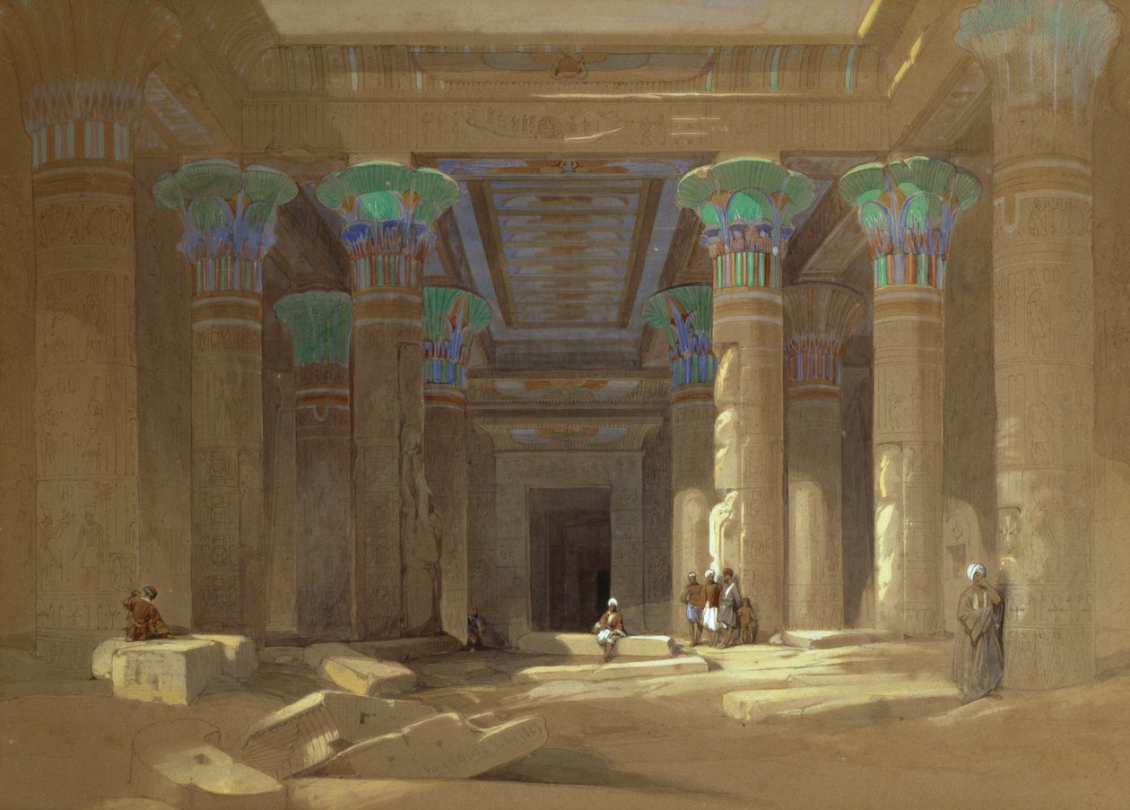 Philae temploma, Egyiptom alkotó: David Roberts