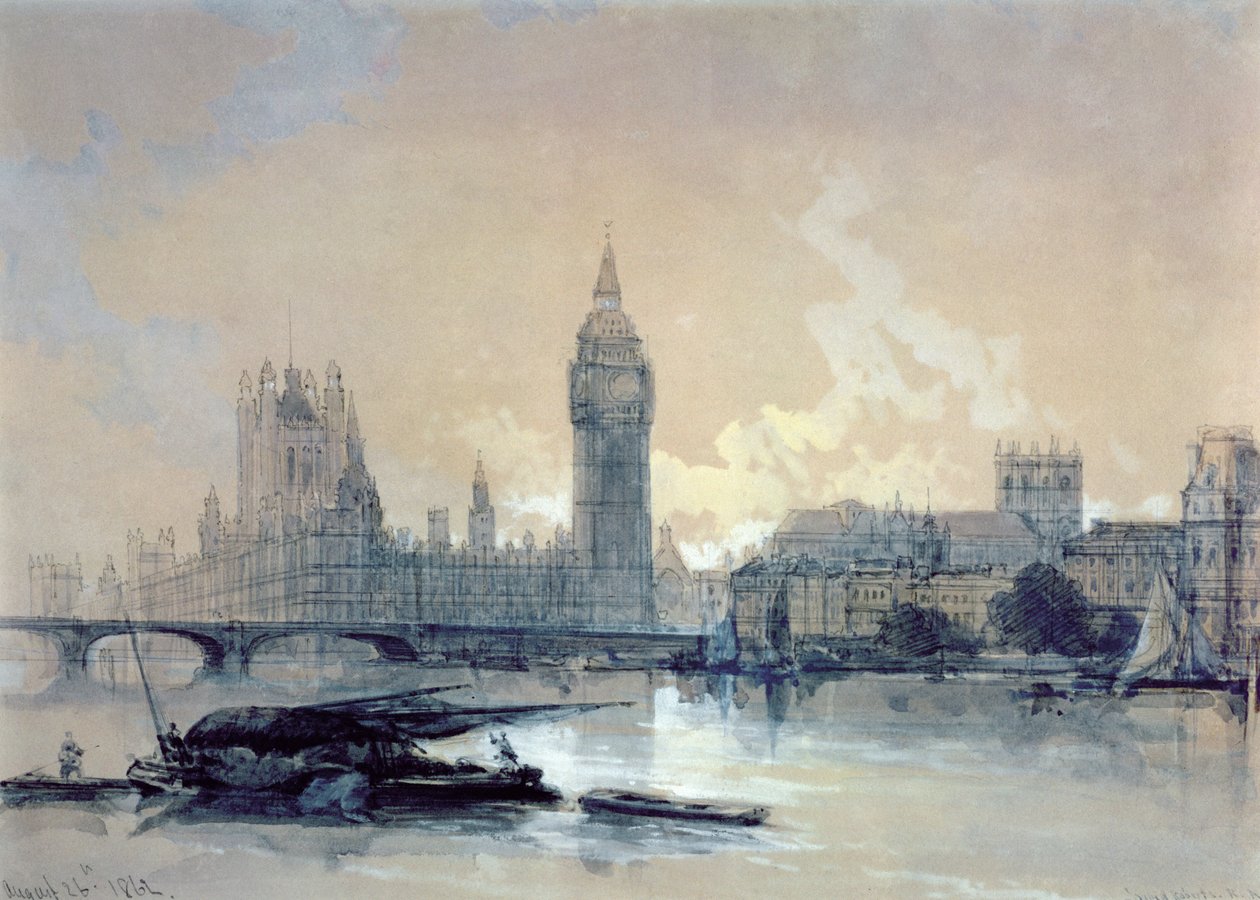 A Parlament házai alkotó: David Roberts