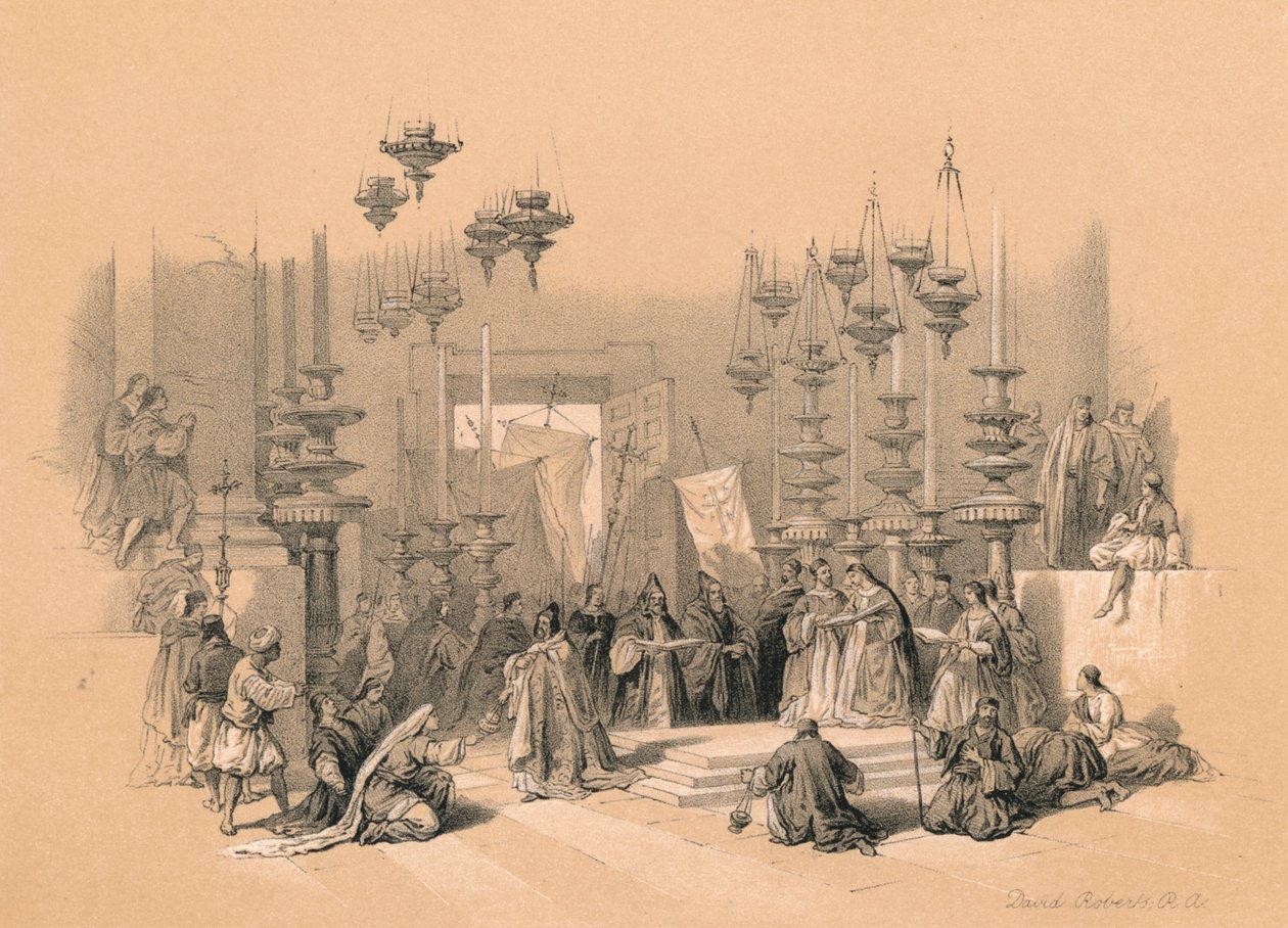 A Unction köve, 1855 alkotó: David Roberts