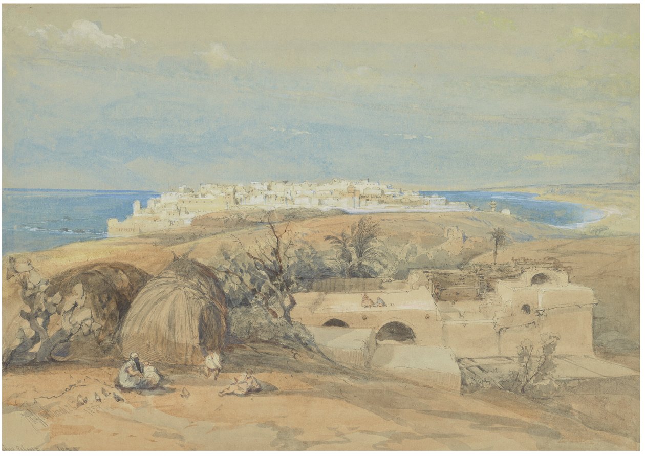 Jaffa látképe, észak felé nézve alkotó: David Roberts