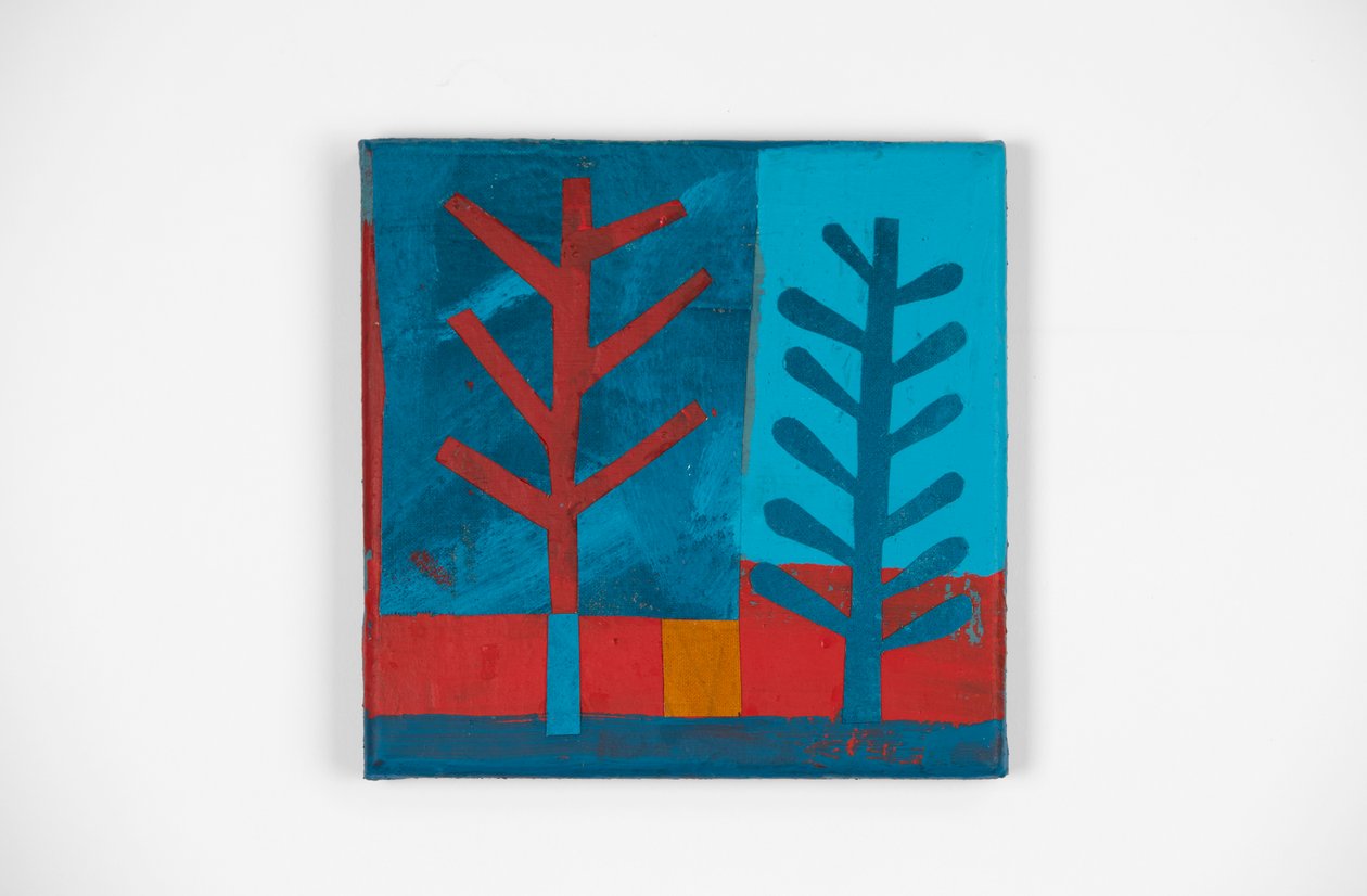 Wild Fire 2, 2021 (festék és kollázs) alkotó: David Shillinglaw