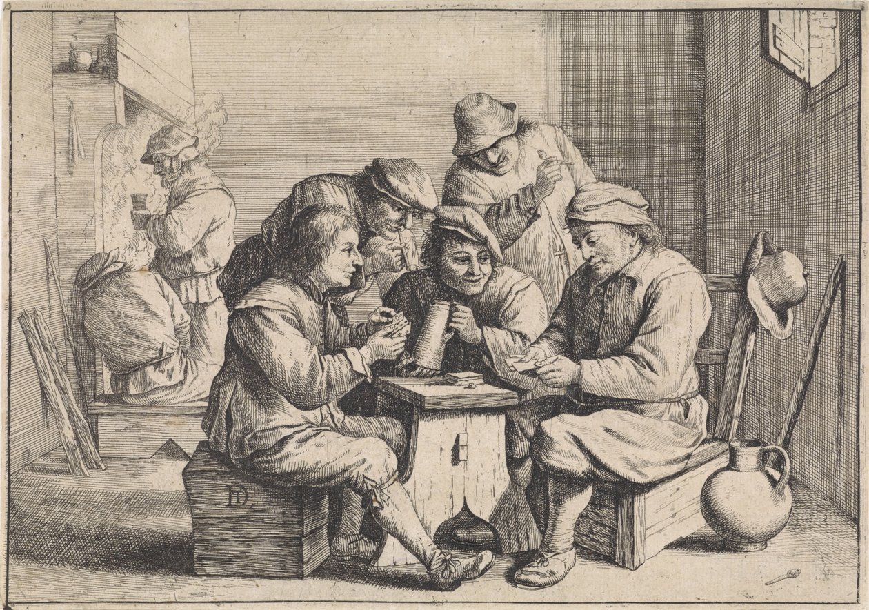 Kártyajátékosok alkotó: David Teniers (II)