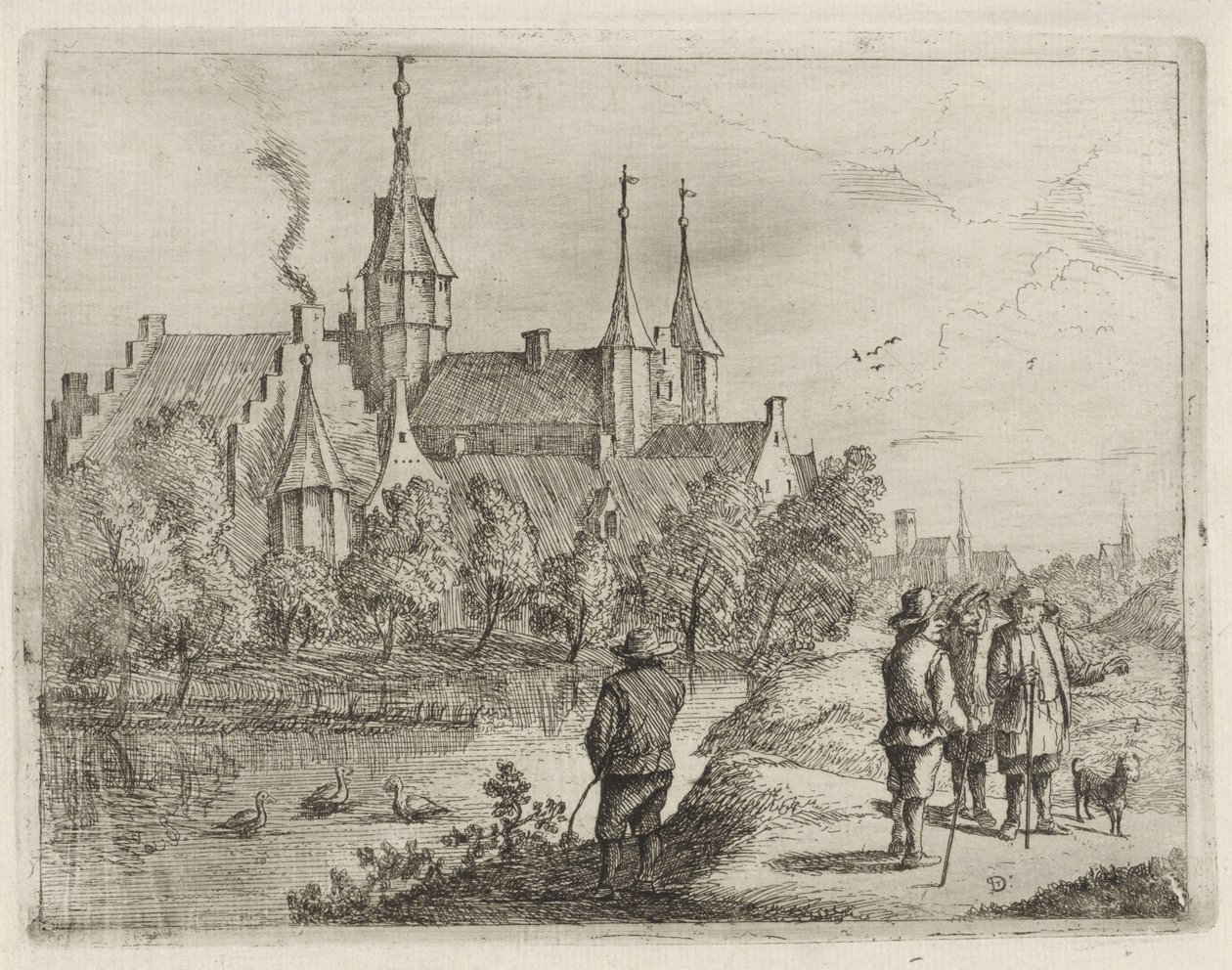Vár a vízen alkotó: David Teniers (II)