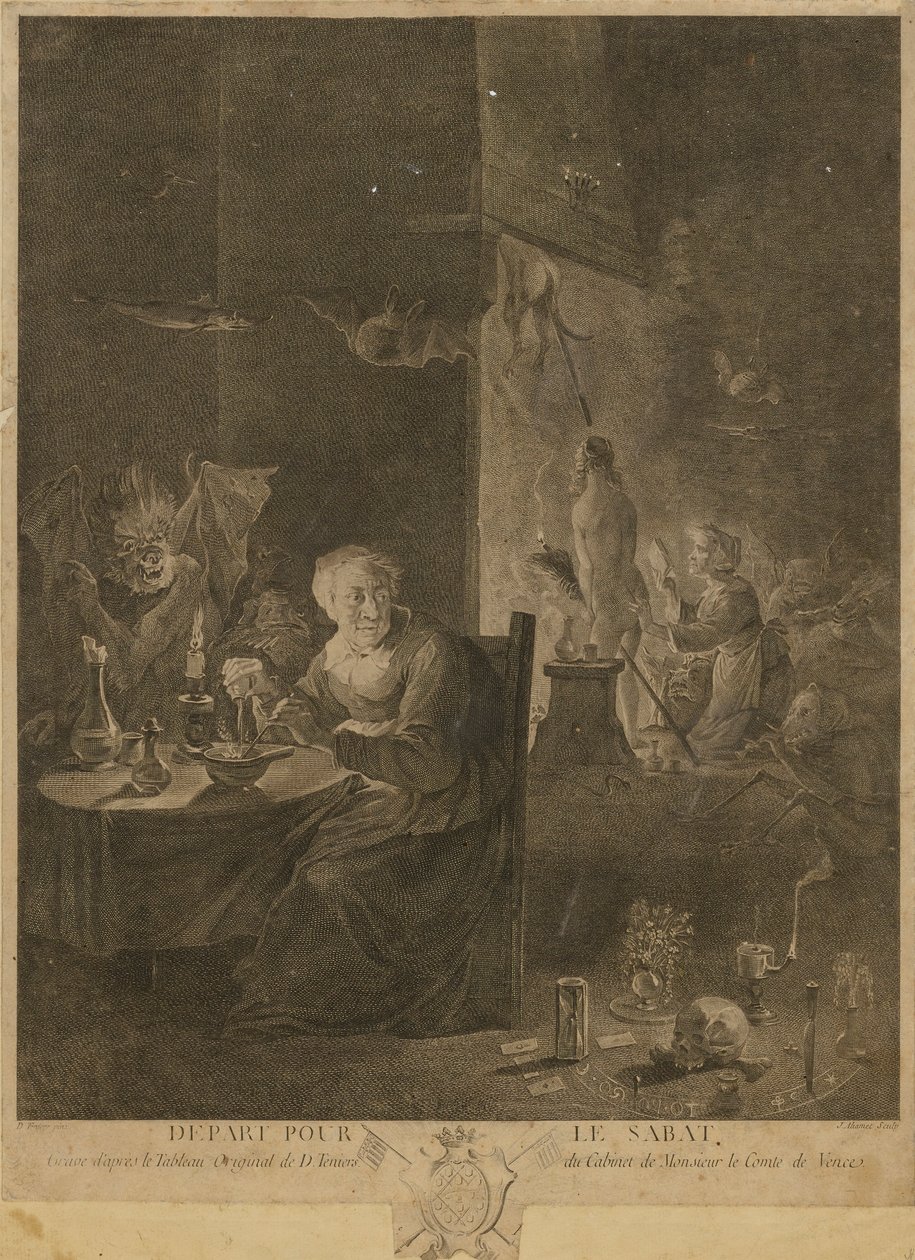 Indulás Sabatba alkotó: David Teniers