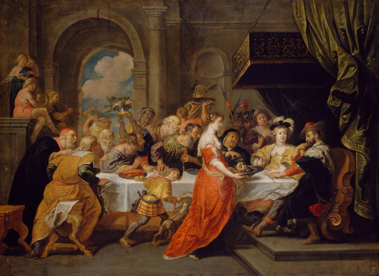 Heródes ünnepe, 1640-1690. alkotó: David Teniers II