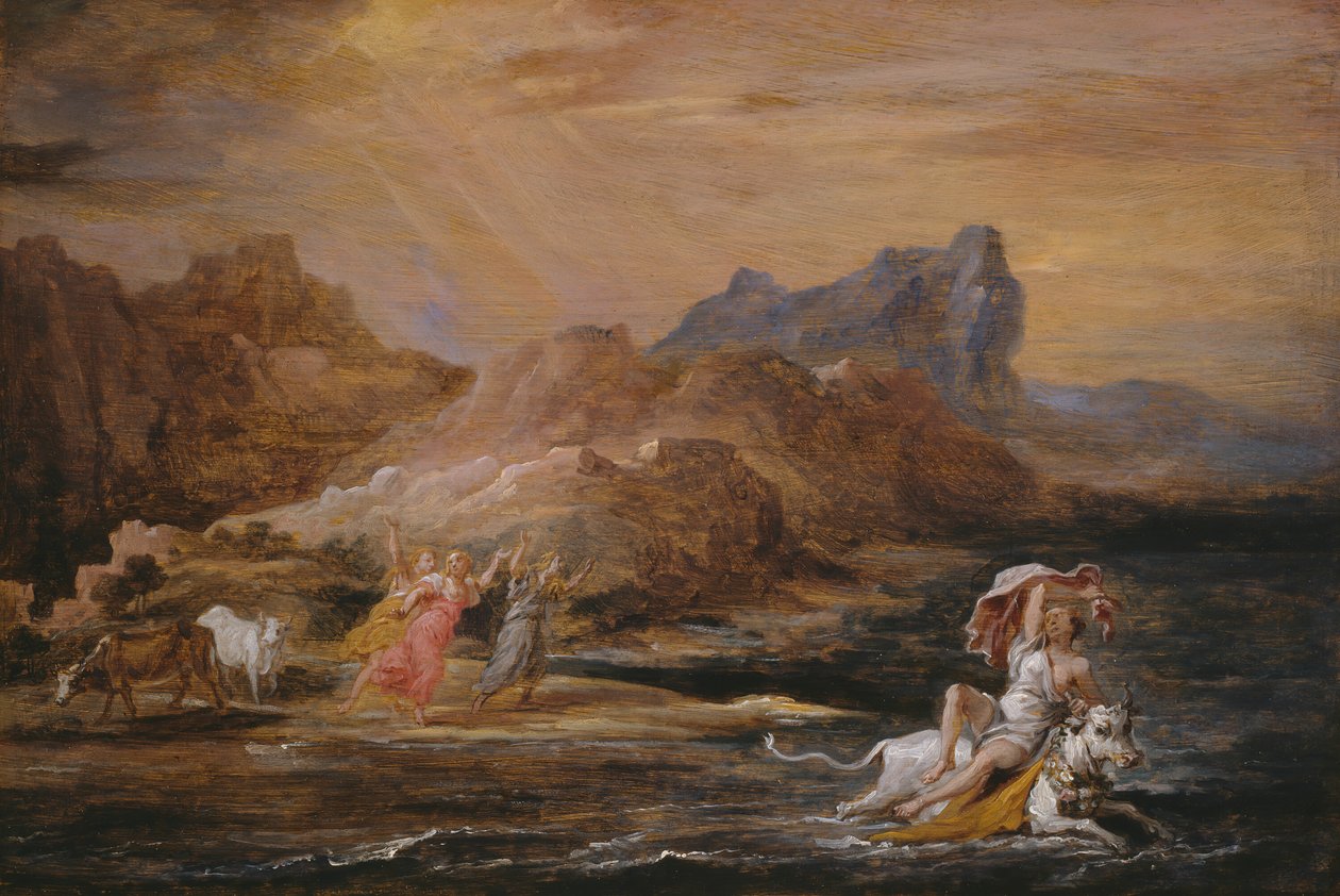 Európa megerőszakolása, 165456. alkotó: David Teniers II