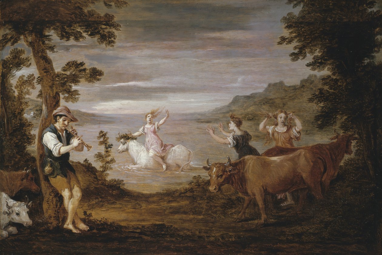 Európa megerőszakolása, 165456. alkotó: David Teniers II