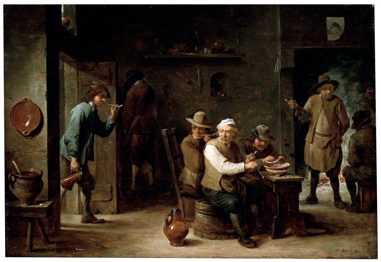 Egy kocsmában, 1640-es évek alkotó: David Teniers the Younger