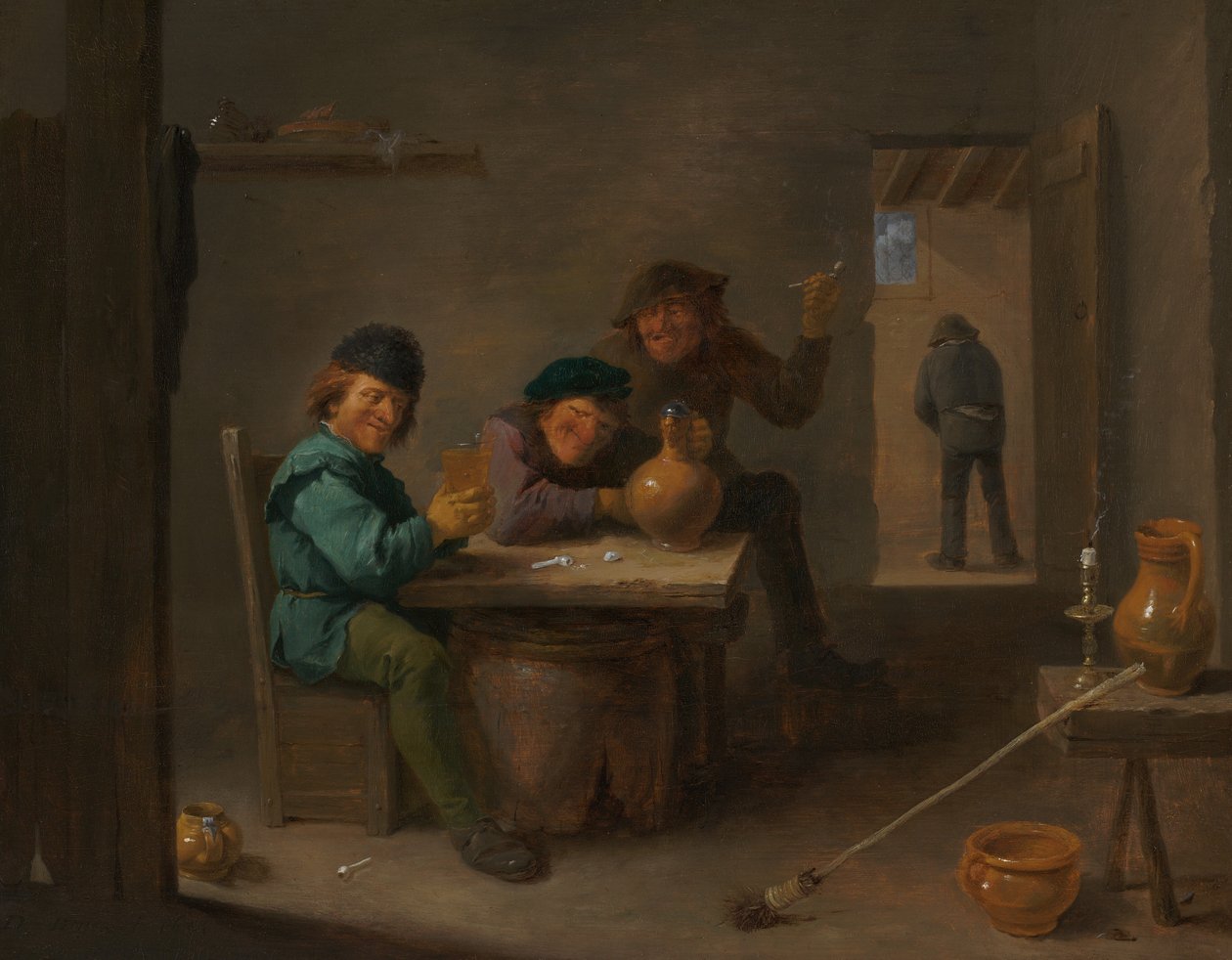 Parasztok egy kocsmában alkotó: David Teniers the Younger