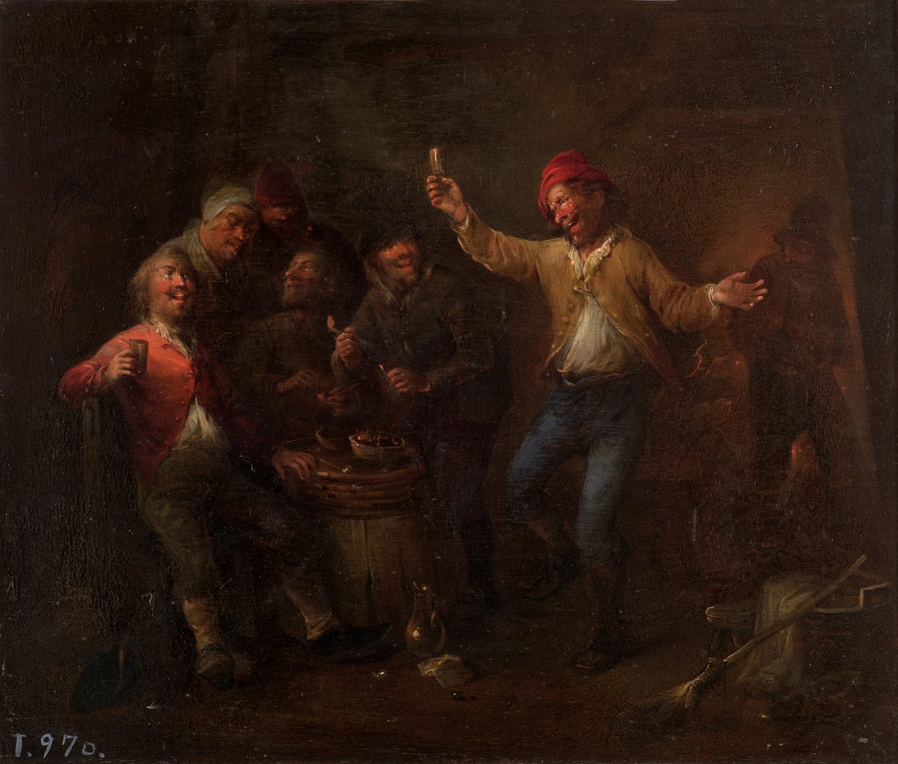 Spanyol: Bebedores alkotó: David Teniers the Younger