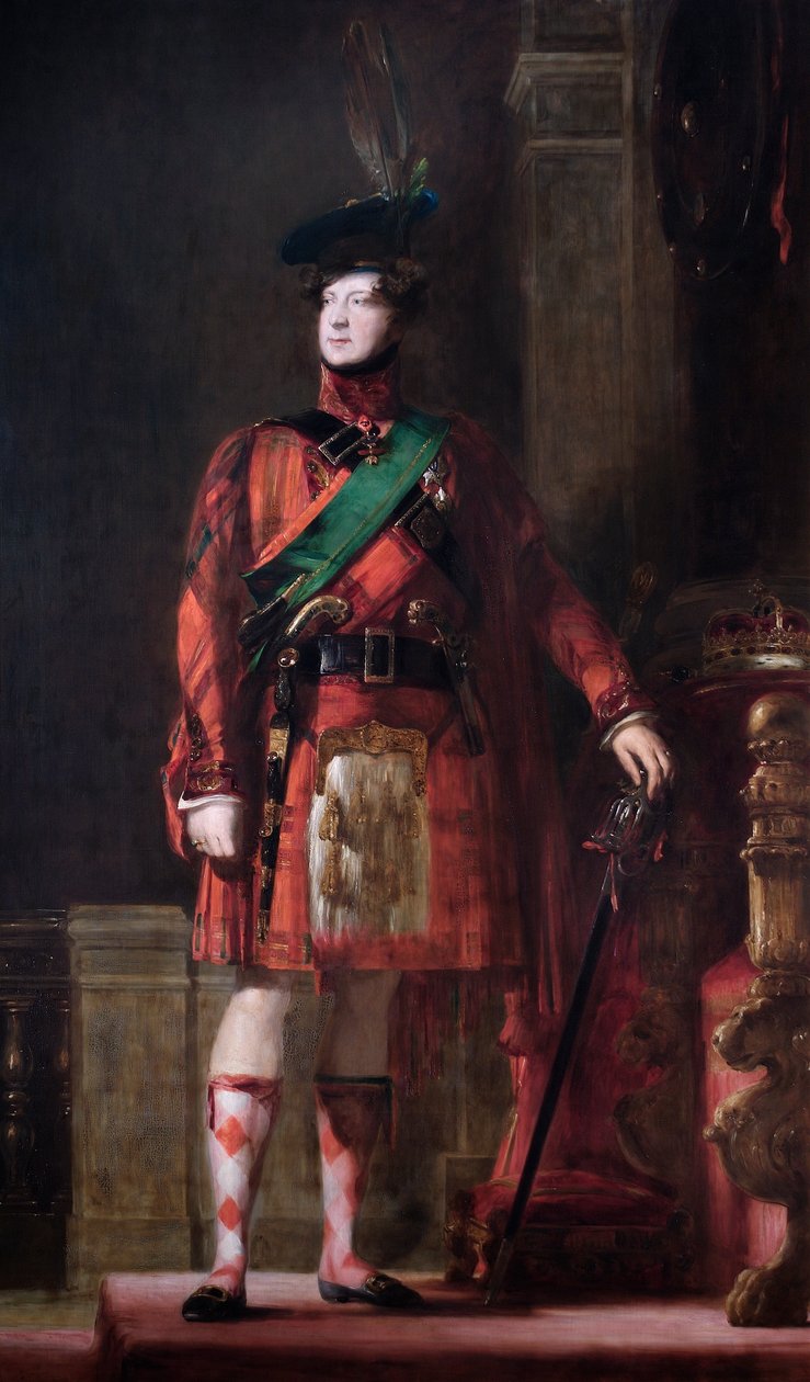 IV. György király (olaj, vászon) alkotó: David Wilkie
