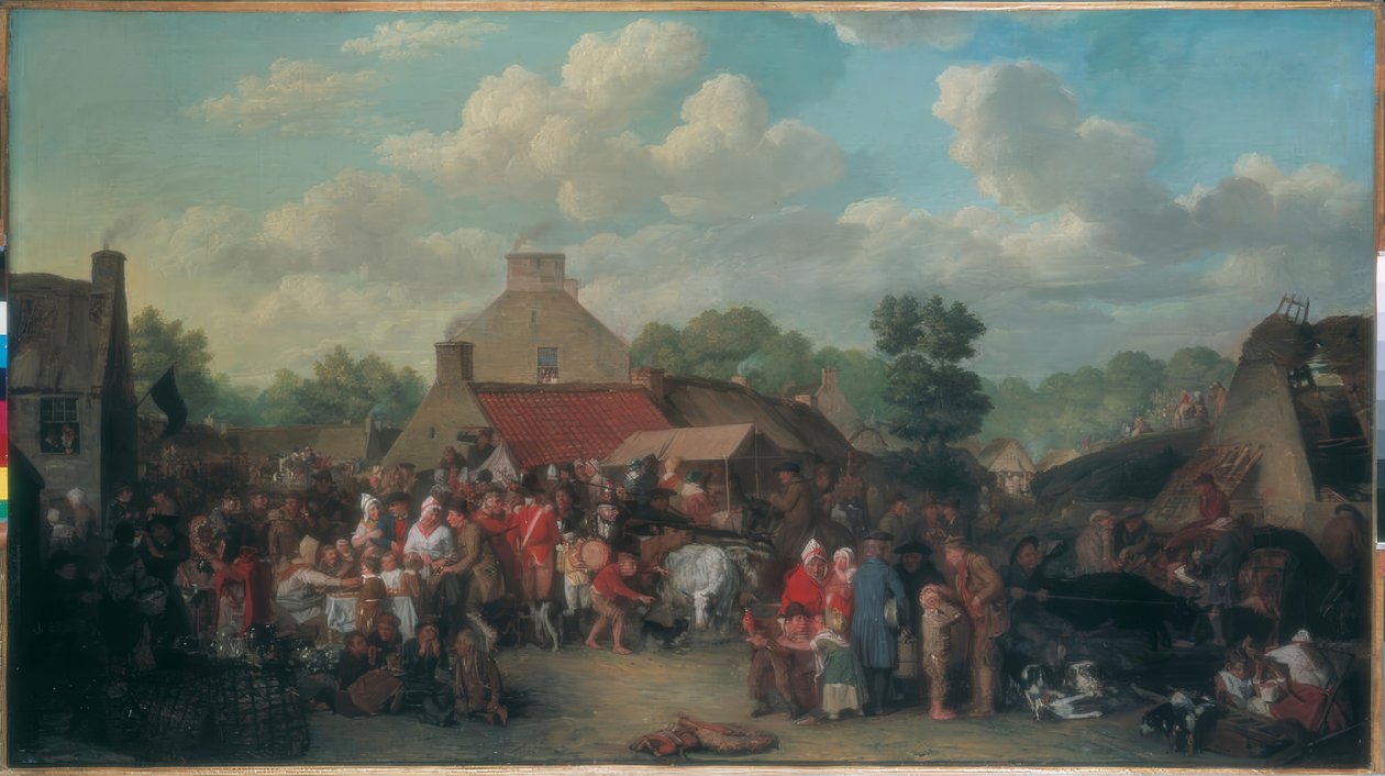 Pitlessie vásár alkotó: David Wilkie
