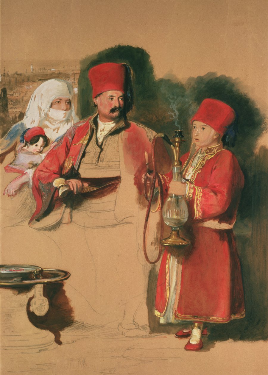 Szotiri portréja, 19. század alkotó: David Wilkie