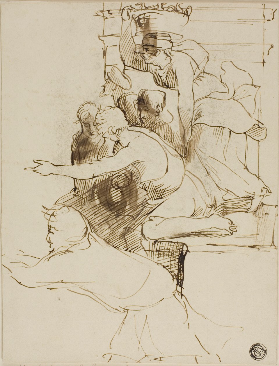 Vázlat az Escurialból alkotó: David Wilkie