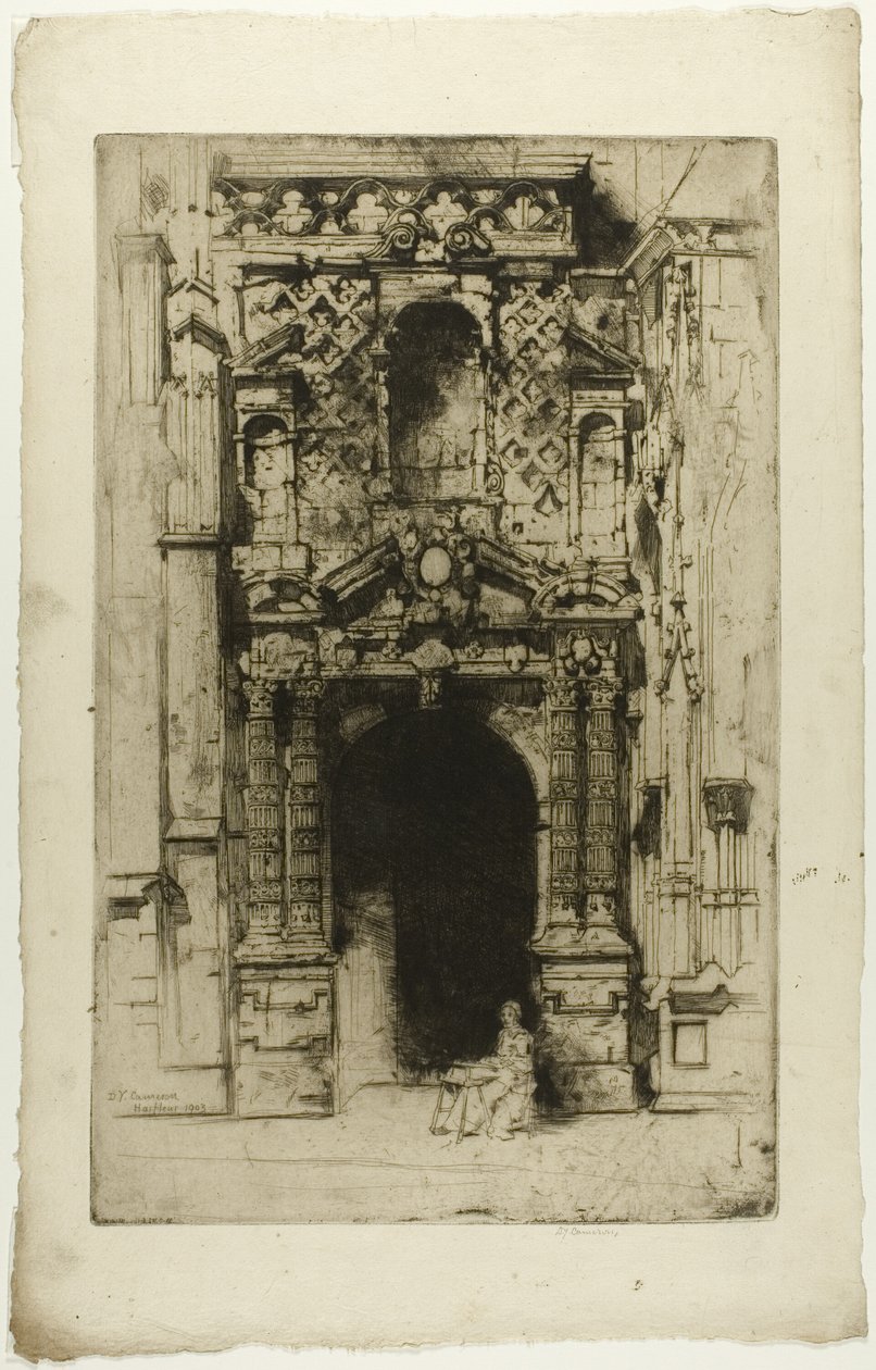Harfleur alkotó: David Young Cameron