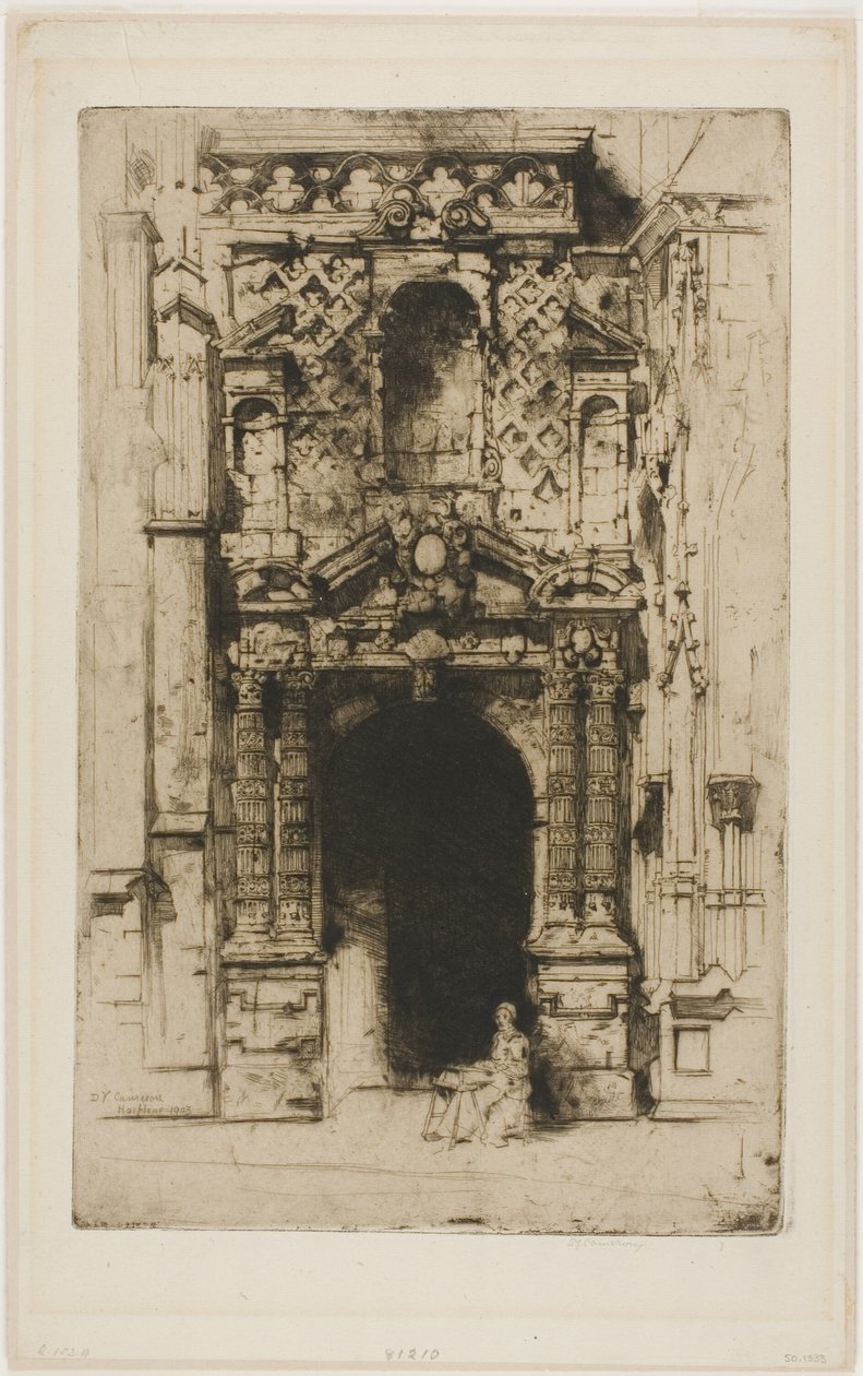 Harfleur alkotó: David Young Cameron