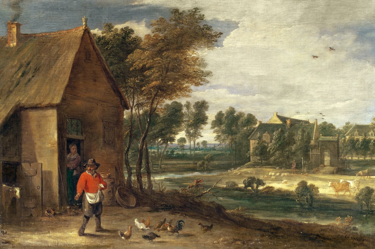 Folyói táj alkotó: David Teniers the Younger