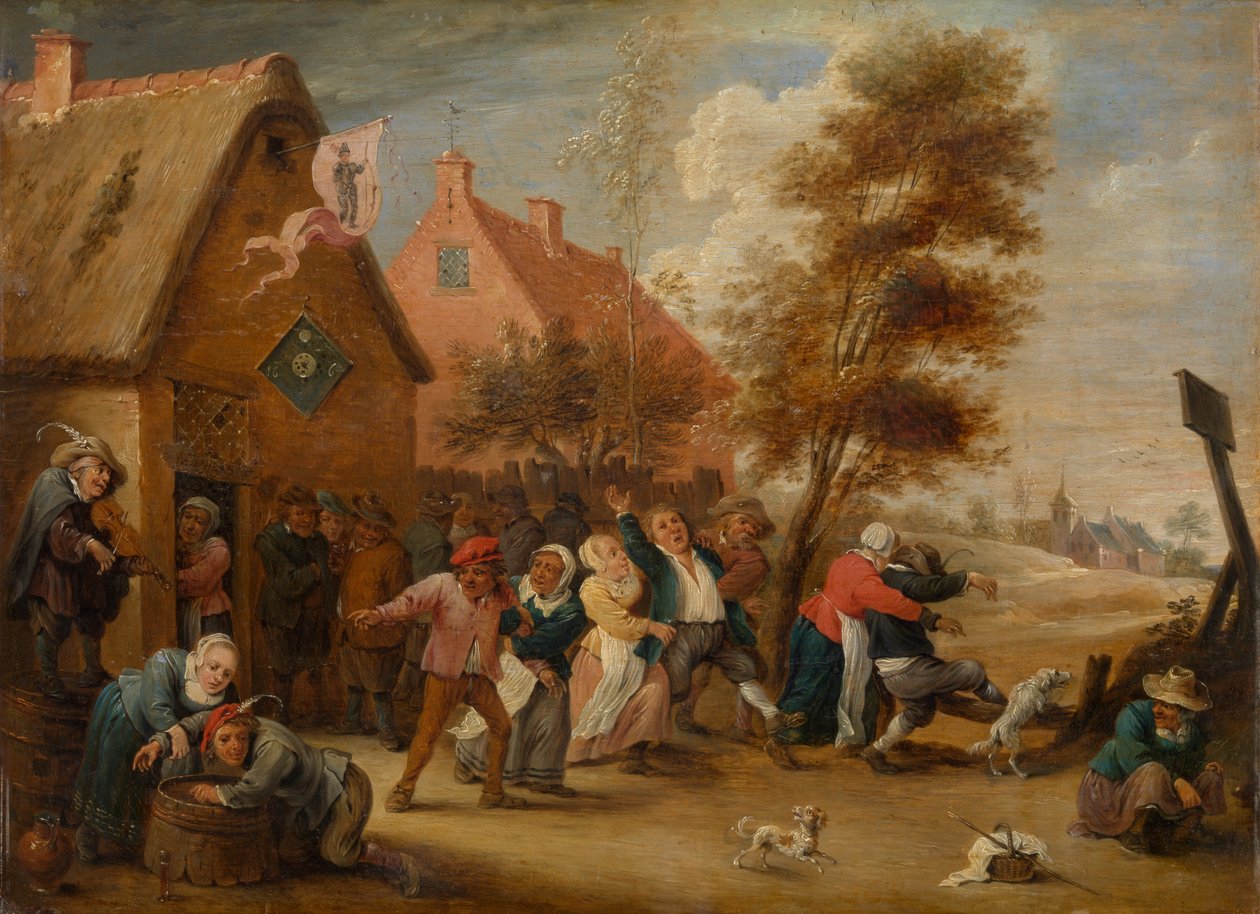 Vidéki vásár alkotó: David the Younger Teniers