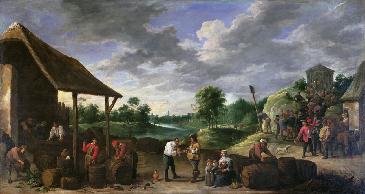 A borszüret alkotó: David Teniers the Younger