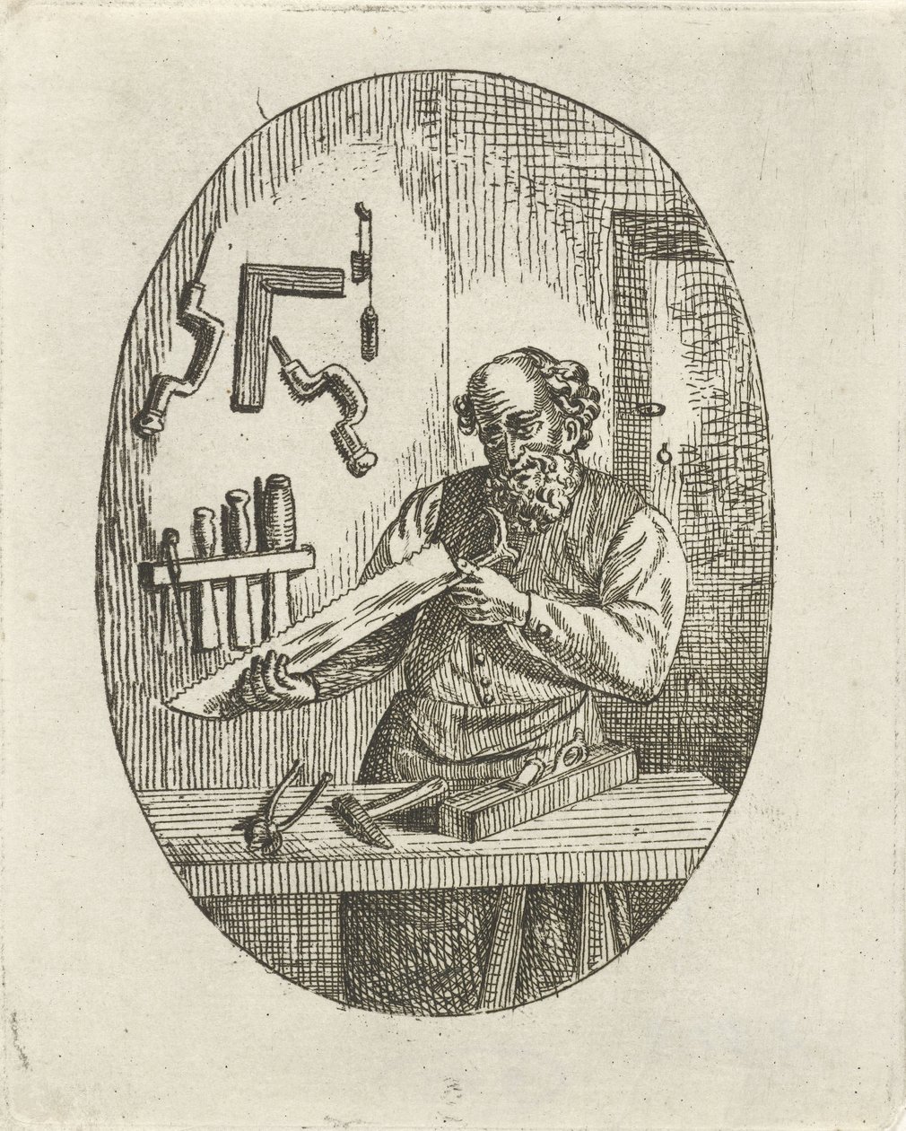 Timmerman alkotó: David van der Kellen