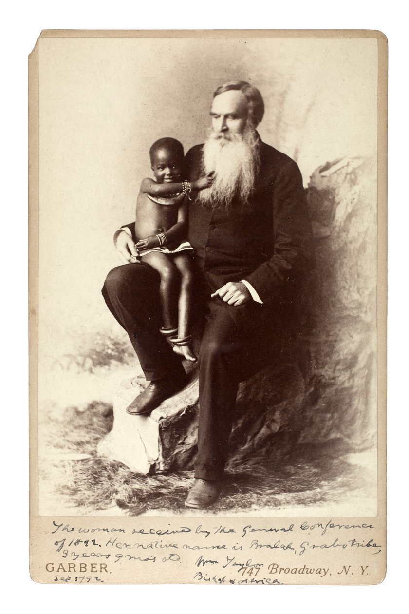 Taylor püspök és Bralah, New York, 1892 (zselatinos ezüstnyomat) alkotó: Davis Garber